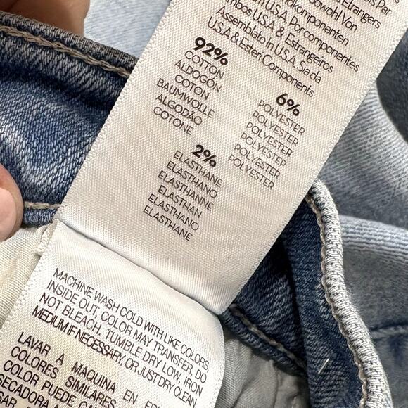 Mother Size 25 Jeans The Insider Crop Step Chew Hem Mid Rise Outerspace Wash - Picture 10 of 16